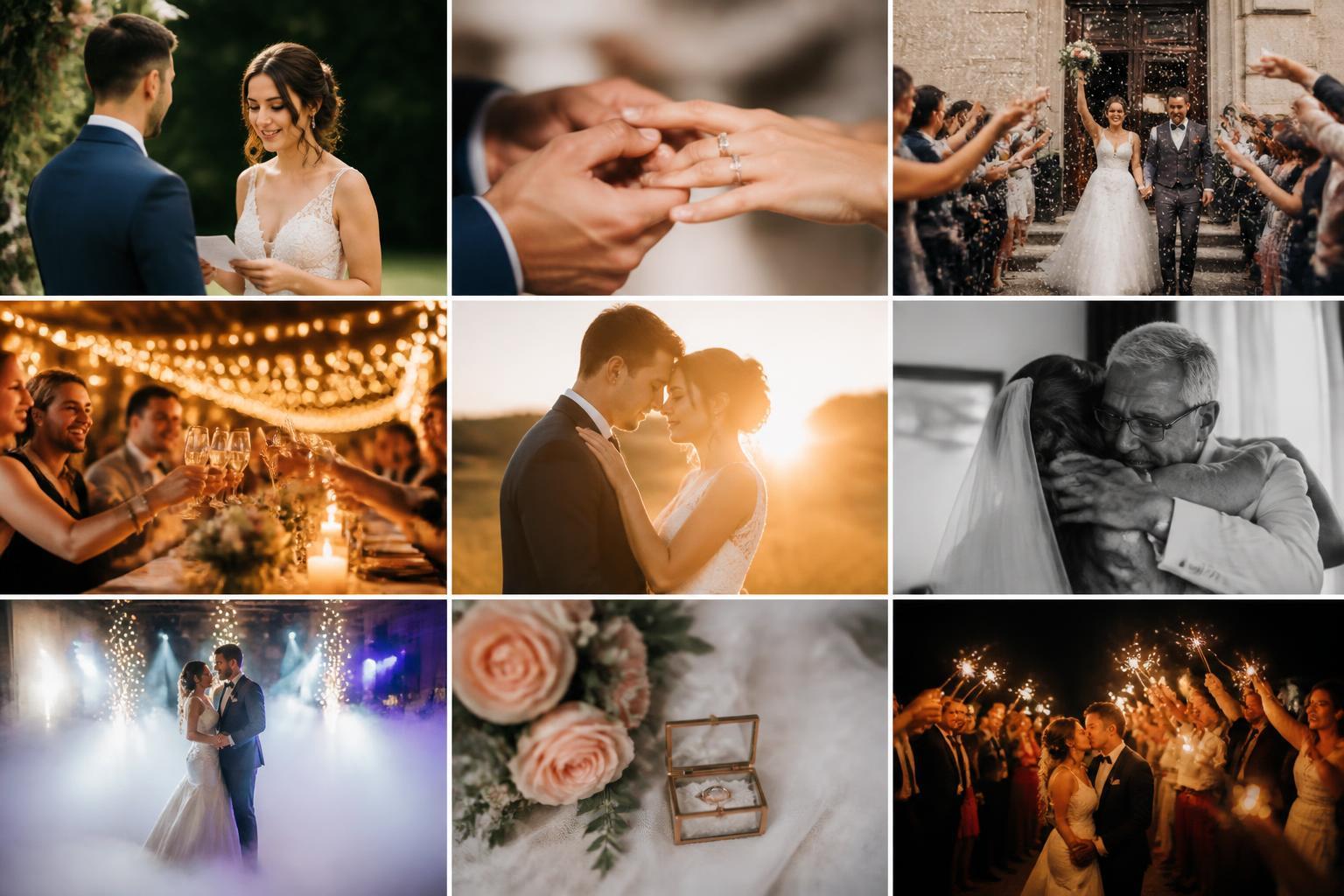 Wie besondere Momente einer Hochzeit fotografisch festgehalten werden